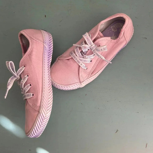 Keds Little Girls Kickstart Core Jr Pink Purple Ombre Size 11 Canvas Preppy - Picture 11 of 12